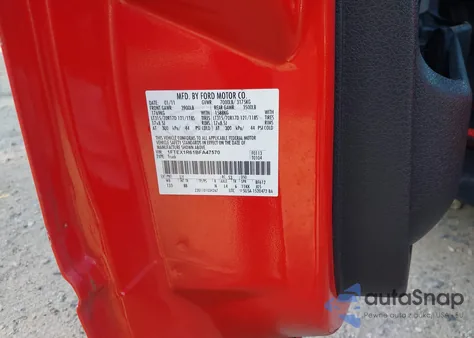 2011 Ford F150 Svt Raptor from USA, damaged, VIN 1FTEX1R61BFA47570